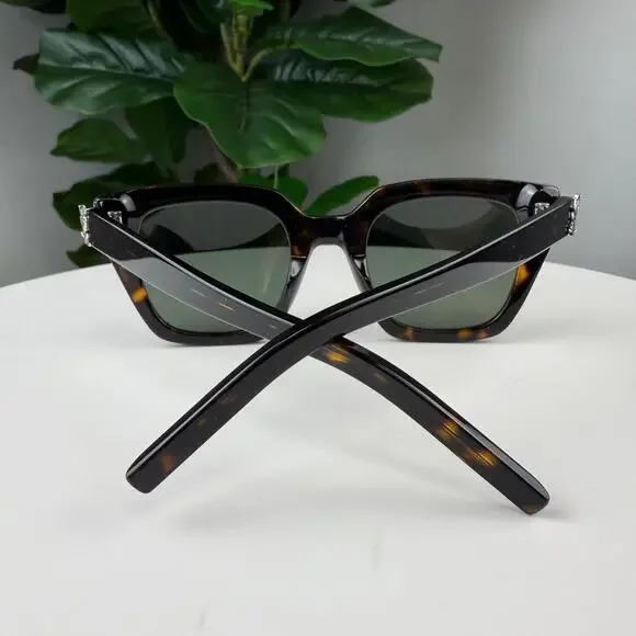 YSL Saint Laurent Eyewear logo-plaque cat-eye sunglasses